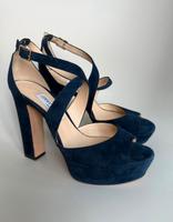 Jimmy Choo Suede April 120 Platform Sandals Größe 39,5 Sandalen Köln - Köln Junkersdorf Vorschau