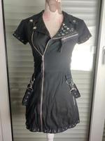 Schwarz Kleid Minikleid Nieten XS 34 S 36 Mercy Gothic Mallgoth Nordrhein-Westfalen - Werl Vorschau