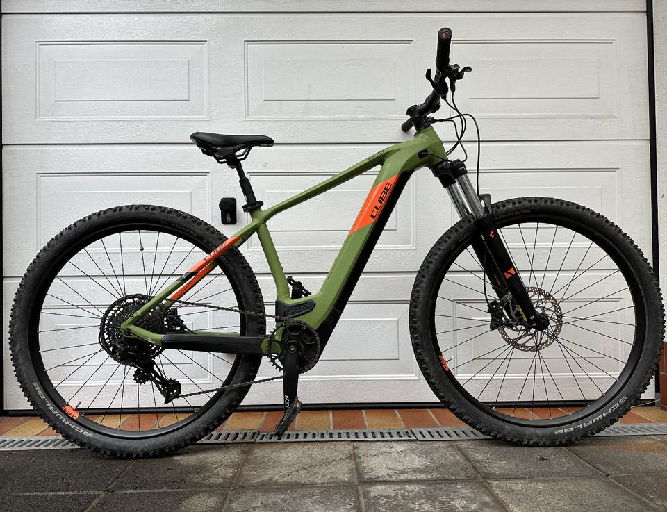 Cube ebike E-MTB Reaction Hybrid EX 625-625Wh green`n`orange in Wiesbaden