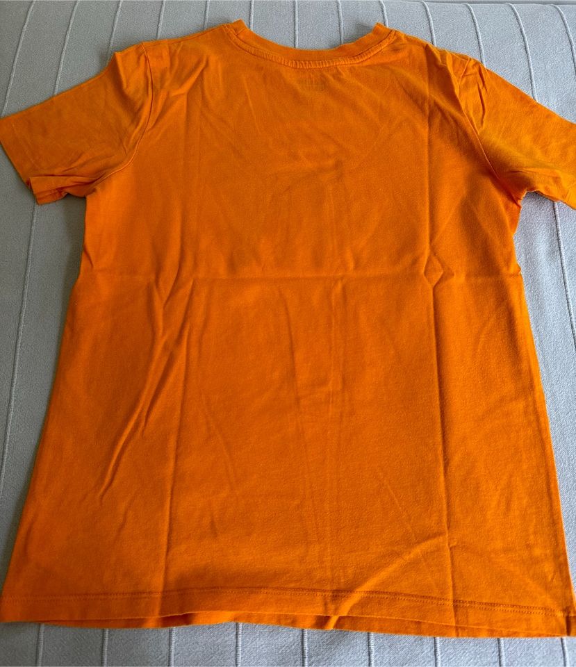 Shirt Landsend mit Wolf Gr. 140/146 orange in Dresden