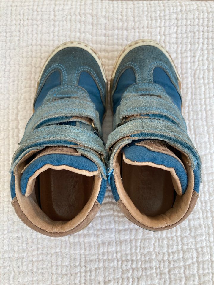 Halbschuhe Schuhe Bisgaard Gr 28 Leder blau türkis in Coesfeld