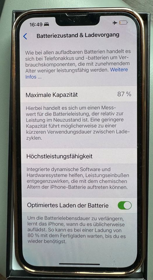 iPhone 13 Pro Max 256 GB Gold in Dachau