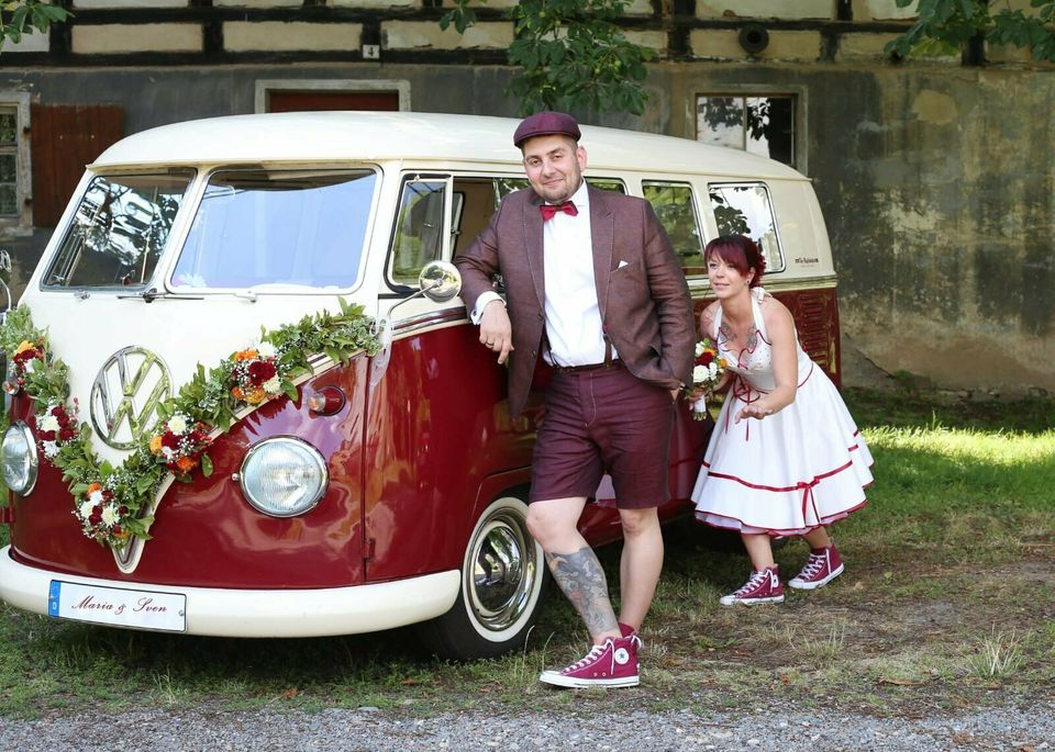 Hochzeitsauto mieten VW Bulli T1 Torgau und Umgebung in Torgau