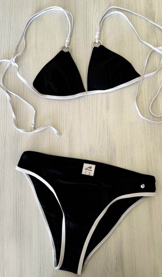 Bikini Set Maui Wowie Triangel-Bikini, schwarz-weiß in Zell unter Aichelberg