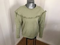 Frühlingshafter Pulli Sweatshirt grün mit Rüschen von Zero Gr. 38 Niedersachsen - Diepholz Vorschau