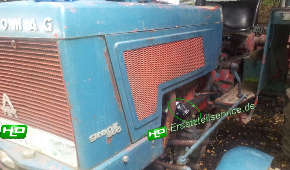 Ölfilterumbausatz Hanomag Traktor R217 R16 R19 D21 D14 Motor G500 in Ratingen