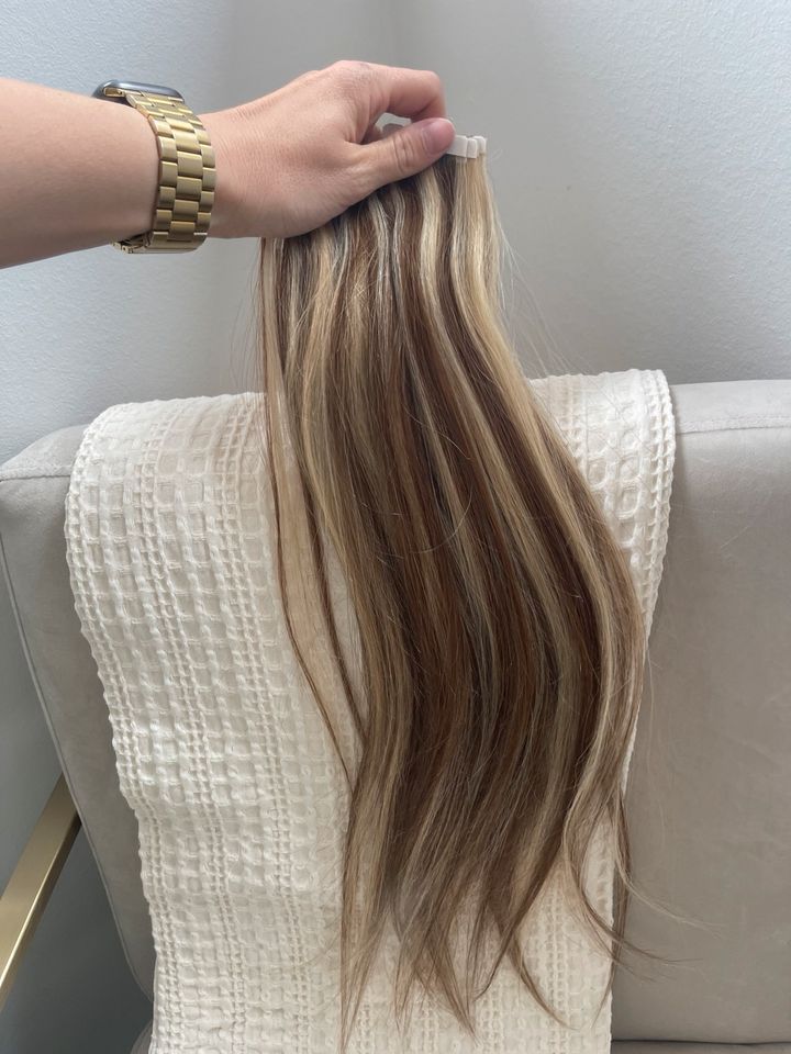 150 gr 50-55 cm 60 TAPES Extensions Remy Echthaar Haar in Moers