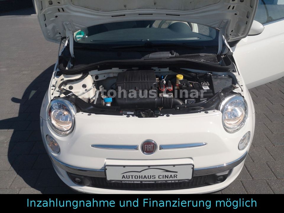 Fiat 500 Lounge*Klima*Blue&Me*Alu*PDC* in Waldstetten