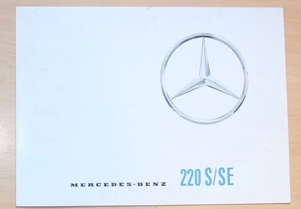Autoprospekt PKW: sales folder Mercedes 220S / 220 SE 1960 in Oberammergau
