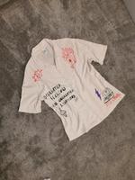 Zara Man Herren Polo T-shirt Oversize M creme beige Zocker Party Berlin - Rudow Vorschau