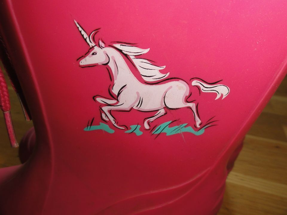 Gummistiefel pink Einhorn 29 in Stuttgart