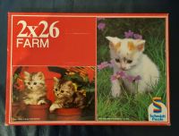 Schmidt Puzzle , 2 × 26 Teile , Puzzle, Mädchen, Katze , Tierbild Hessen - Wartenberg Vorschau