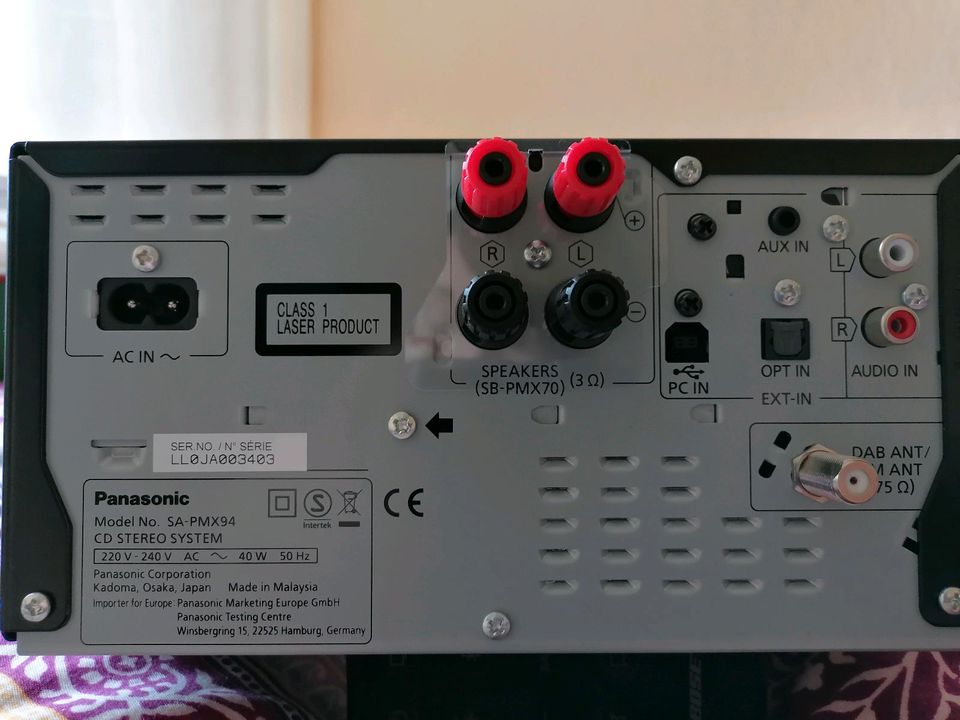 Panasonic Kompaktanlage SC-PMX94EG-K schwarz neu OVP in Berlin