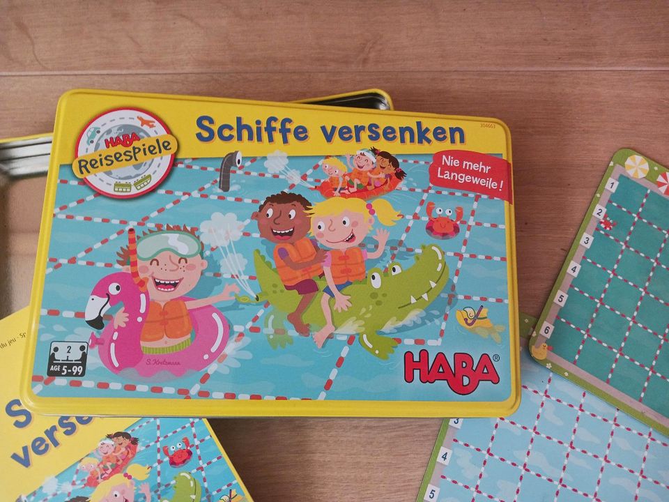 Haba Reisespiel 2x ich packe meinen Koffer und  Schiffe versenken in Bremen