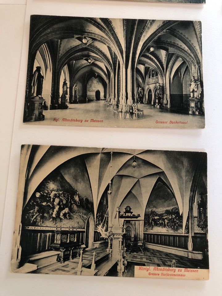 Ältere Postkarten von Meißen in Zetta