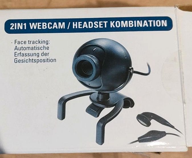 Vivanco 2in1 Webcam / Headset Kombination in Bad Arolsen