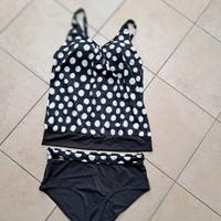 Tankini Badeanzug Bikini Sommer Schwimmen  schwarz weiß 44/46 Nordrhein-Westfalen - Rhede Vorschau