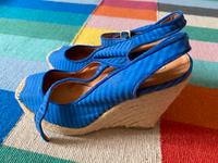 Buffalo Keilabsatz Sandalen Blau 37 Wandsbek - Hamburg Eilbek Vorschau