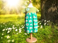 Kleid Sommerkleid Grün Kinder Gr. 98 ❤️ handundherzgemacht Sachsen-Anhalt - Halle Vorschau