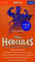 2x Tickets für Disney Hercules Musical 09.06.24 Niedersachsen - Aerzen Vorschau