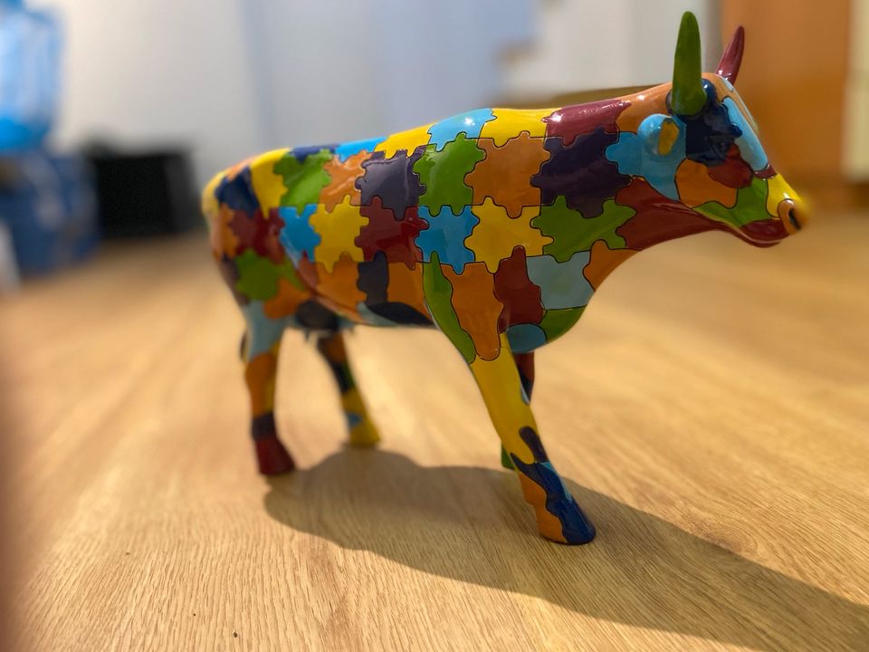 Cowparade Kuh Puzzle Design in Wiesbaden