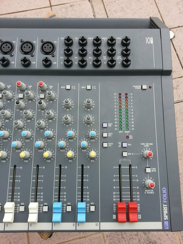 Mixer Soundcraft Spirit Folio 10/2, TOP ! Ink.Versand**,M.i. UK in Bad Königshofen