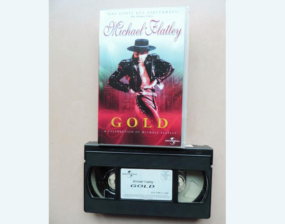 Original-Video „Michael Flatley“ Lord of the Dance GOLD Stepdance in Leverkusen