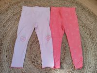 Mädchen Leggings 86 92 rosa pink Kinder Hosen Set Leggins Bayern - Röllbach Vorschau