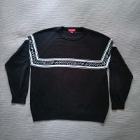 Supreme Striped Raglan Sweater (schwarz, Gr. L) - top Zustand Bremen - Neustadt Vorschau