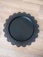 Ikea Tablett schwarz rund Blumen Nordrhein-Westfalen - Lohmar Vorschau
