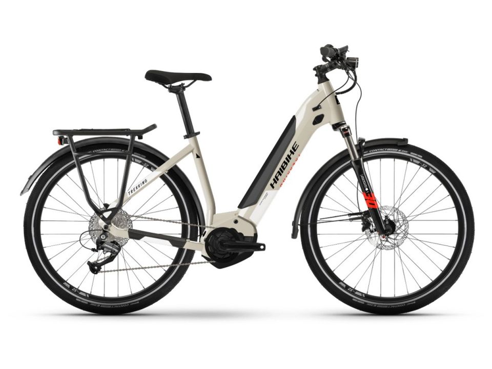 E-BIKE HAIBIKE TREKKING Dame LOW RH 46 cm * TESTBIKE & NEU in Röhrsdorf