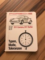 Original Porsche Typen Maße Toleranzen 911 Carrera  / Turbo 84-87 Thüringen - Bad Lobenstein Vorschau