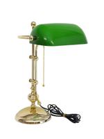 Bankerlampe  Schreibtischlampe  Messing grüner Glasschirm - 2131 Nordrhein-Westfalen - Gronau (Westfalen) Vorschau