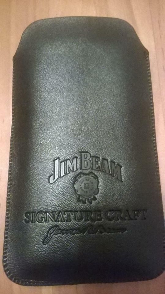 Jim Beam Handyhülle - Handytasche schwarz in Hallbergmoos