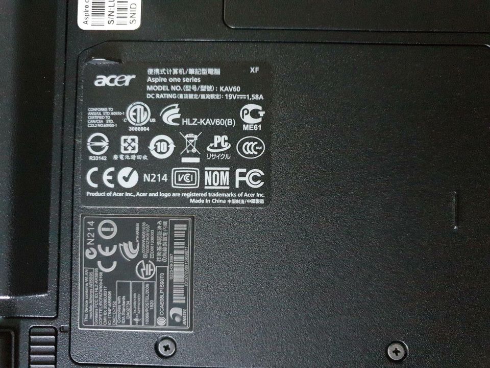 Acer Aspire One in Olpe