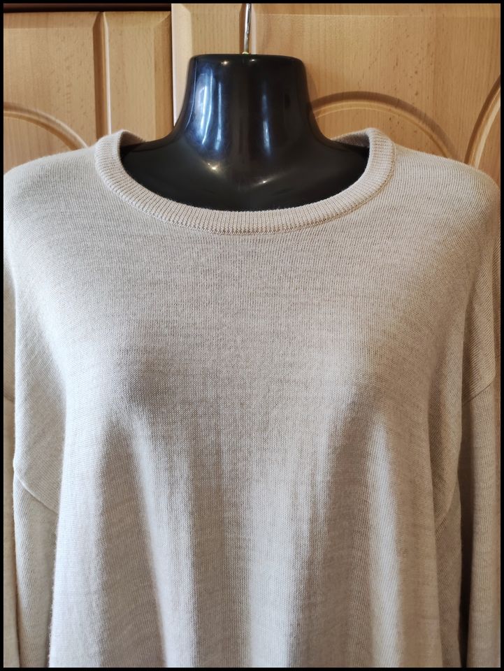 Burberry London Pullover - Feinschurwolle - creme - Gr 54 in Mönchengladbach