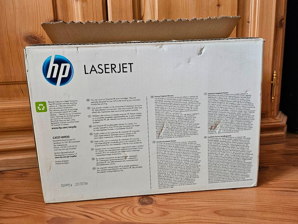 HP 27X Tonerkassette Laserdrucker Schwarz (C4127X) HP 4000 4050 in Übersee