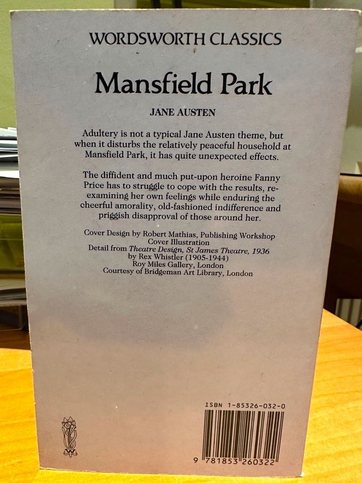 Mansfield Park Jane Austen in Edewecht