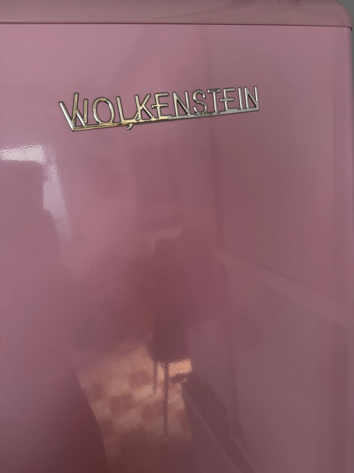 Wolkenstein Retro Kühlschrank Kühl&Gefrierkombi 177x55 rosa! in Castrop-Rauxel