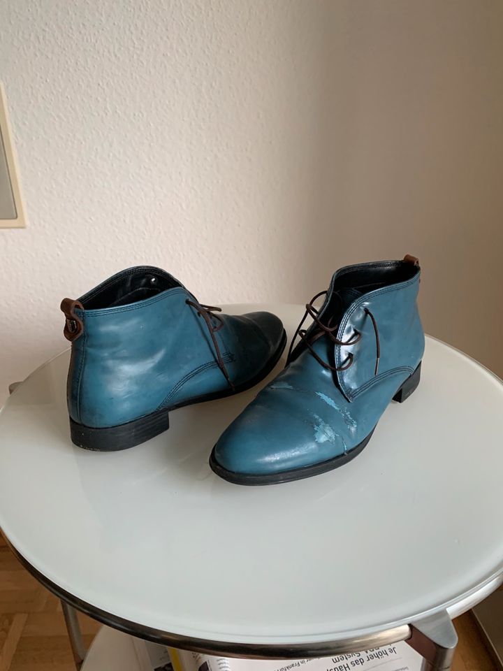 6 - 39 - Sioux - Stiefelette bootie türkis Boots Schnürschuhe in München