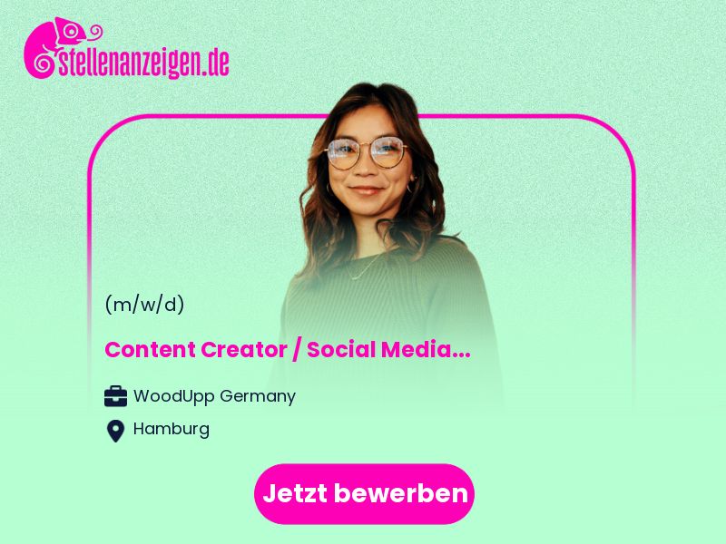 Content Creator / Social Media Manager in Hamburg