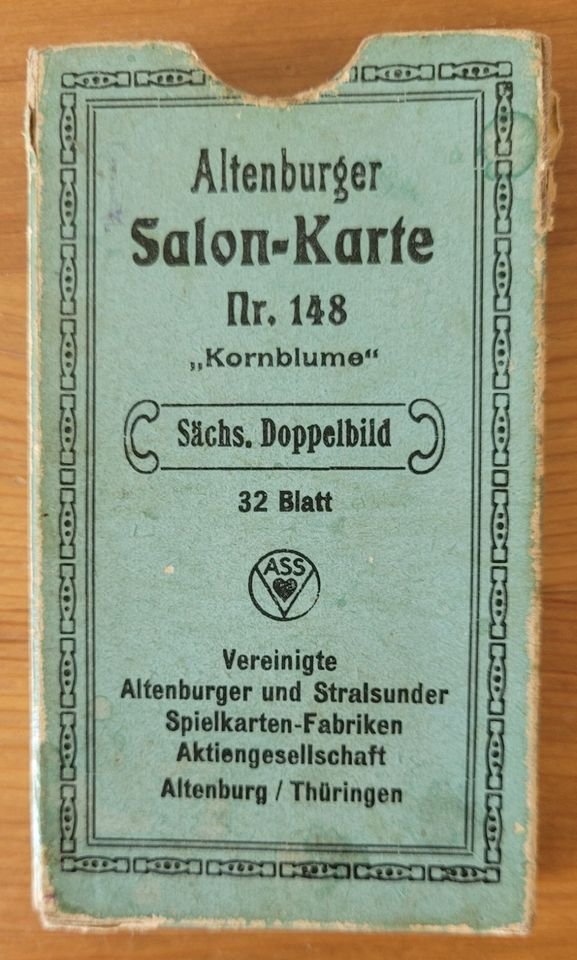 Altenburger Salon-Karte Nr. 148 (Kornblume) in Leipzig