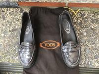 Tod‘s Penny Loafer Slipper 37 Grau Häfen - Bremerhaven Vorschau