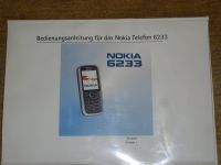 Große BEDIENUNGSANLEITUNG für NOKIA 6233 Hessen - Eppstein Vorschau