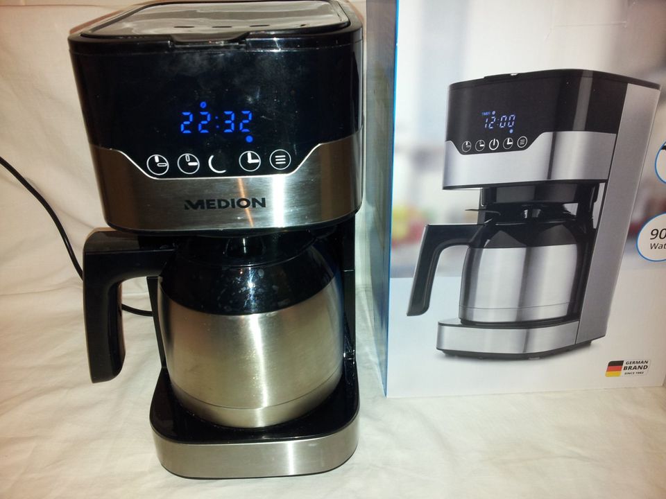 ✨ Kaffeemaschine Medion 18458 Thermokanne Edelstahl Timer 900 W in Pirmasens