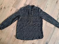 Bluse schwarz mit weißen Punkten Größe M von Zara Basic Brandenburg - Wusterhausen Vorschau
