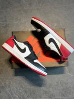 Air Jordan 1 low Retro OG Black toe Größe : 42 US8,5 Bayern - Falkenstein Vorschau