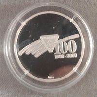 Silbermünze 100 Jahre Alemannia Aachen Nordrhein-Westfalen - Langerwehe Vorschau