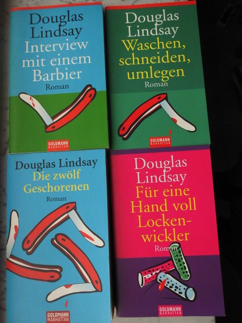 Krimis Douglas Lindsay Frisör Barney Thomson Humor 4 Bücher 6,- in Flensburg