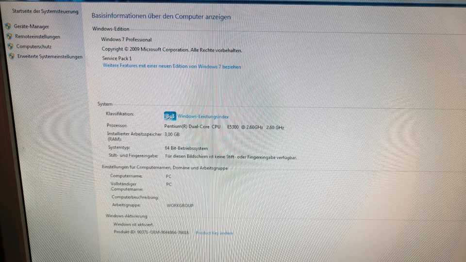 HP Desktop PC Pentium Dual Core 2,6GHz 3GB DDR 64Bit in Schönefeld